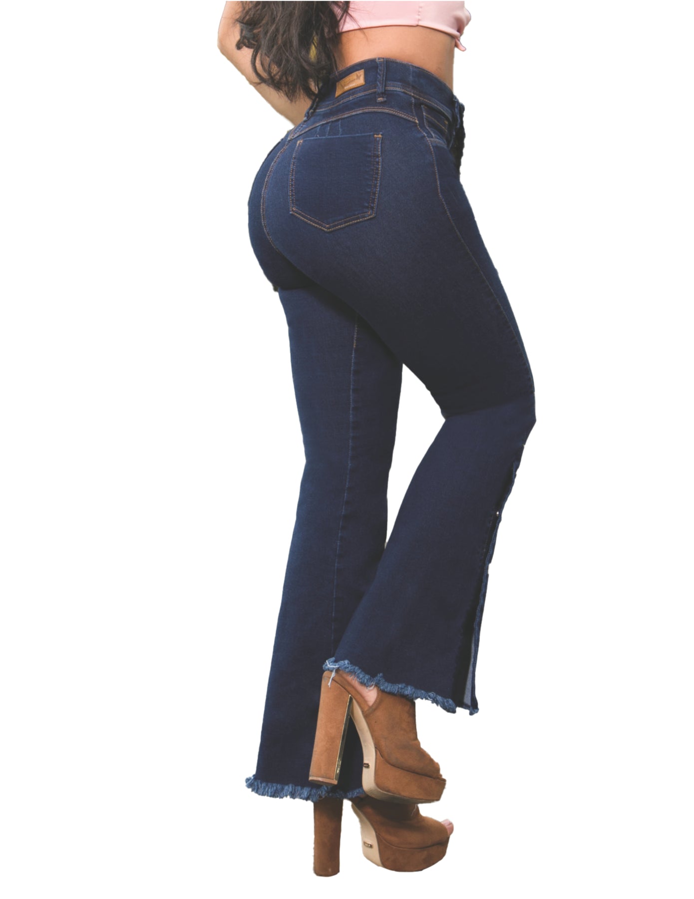  Jeans de cintura con levantamiento de glúteos para mujer, jeans  ajustados Levanta Cola, pantalones colombianos, Azul medio 01-1 : Ropa,  Zapatos y Joyería